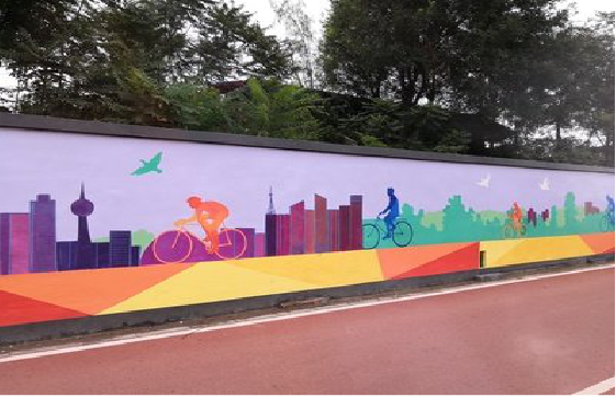  宜黄墙体彩绘-围墙