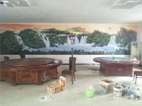  宜黄墙绘-写实风景