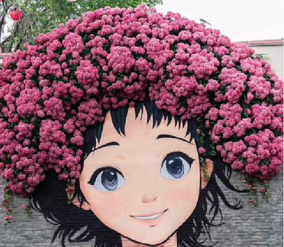  宜黄墙体彩绘-网红墙打卡