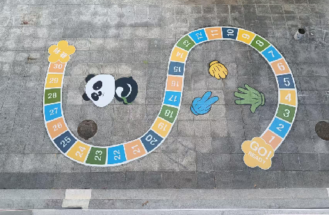  宜黄地面游戏彩绘