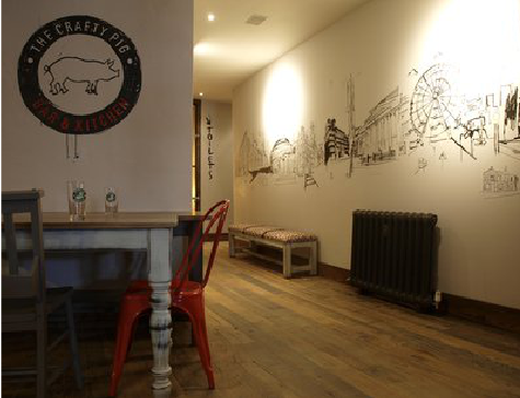  宜黄教你判断手绘墙质量的好坏。