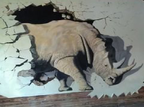  宜黄在墙绘中，如何绘制3D效果？